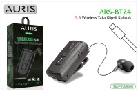 Auris ARS-BT24 Bluetooth 5.3 Yaka Klipsli Tekli Kulaklık