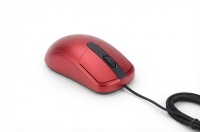 Auris ARS-MS03 1600 DPI Ergonomik Kablolu Optik Mouse - Siyah / Mavi / Kırmızı / Gümüş