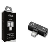 Auris ARS-TA05 İphone Lightning Şarj ve Kulaklık Çevirici İphone Uyumlu