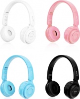 Auris Bluetooth Kulak Üstü Kulaklık Ars-bt13(Kırmızı-Beyaz)