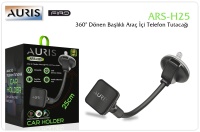 Auris H25 360 Derece Dönebilen Araç İçi Telefon Tutucu
