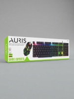 Auris KGC10 RGB Gaming Esports Kablolu Oyuncu Klavyesi ve Mouse Seti