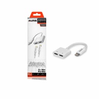 Auris TA03 2x Lightning To Lightning Şarj ve Kulaklık Dönüştürücü