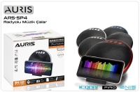 Aurıs Telefon Standlı Bluetooht Fm Rdyo Tf Kart Usb ARS-SP4 Müzik Kutusu