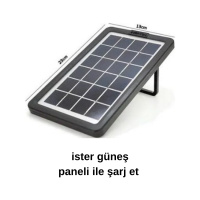 Dat AT-9011 Güneş Enerjili Solar Aydınlatma Sistemi 