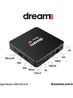 Dreamstar Nova | TV+ (12 Ay Premium Üyelik Hediyeli) 4K Lisansli Android TV Box | 2GB Ram | 32GB Hafıza