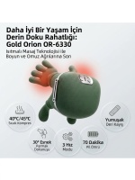 Gold Orion OR-6330 Yeni Nesil Isıtmalı Boyun ve Omuz Masaj Aleti - 4D Shiatsu Masaj Cihazı