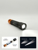 Gold Orion OR-723 3000 Lumens Şarjlı LED El Feneri - Lazer Beyaz Işık ve COB Yan Aydınlatmalı Taktik Fener