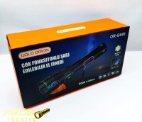 Gold Orion Or-G640 Zoomlu Şarjlı El Feneri 6000 Lümen 3 Km Menzil