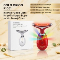 Gold Orion R1081 IPL Kırışıklık Karşıtı Yüz ve Boyun Masaj Cihazı
