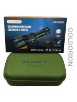 Goldorion OR-G650 Geceyi Gündüze Çeviren 2 Km Menzilli Profesyonel Projektör Fener (Powerbank Özellikli)