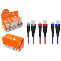 Hytech HY-X425 3A Type-C 1mt Data Şarj Kablosu