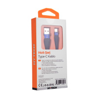 Hytech HY-X425 3A Type-C 1mt Data Şarj Kablosu