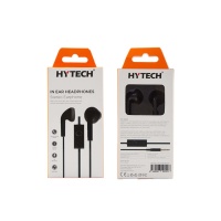 Hytech HY-XK03 Mobil Telefon Uyumlu Kulak içi Mikrofonlu Kulaklık Siyah