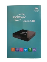 Korax Erena 4K Ultra Hd Android 14.0 Ses Komutlu Tv Box Media Player