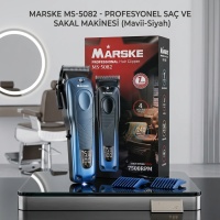 Marske MS-5082 Profesyonel Dijital Ekranlı Şarjlı Saç Sakal Tıraş Makinesi 