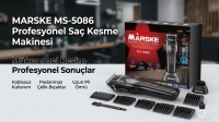 Marske MS-5086 Profesyonel Saç ve Sakal Kesme Makinesi Seti - Orijinal Ürün & Hızlı Kargo