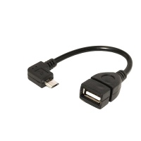 Mikro B OTG Kablo için 90 Derece USB 2.0 A
