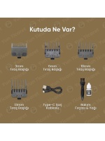 Mr. Trimmer MR-6700 Detailer Şarj Göstergeli 6 Kademeli 8000 Rpm 1800 Mah Saç Sakal Erkek Bakım Tıraş Makinesi