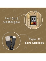 Mr. Trimmer MR-6700 Detailer Şarj Göstergeli 6 Kademeli 8000 Rpm 1800 Mah Saç Sakal Erkek Bakım Tıraş Makinesi