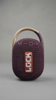 Powerway Lock Mor Taşınabilir Su Geçirmez Bluetooth Hoparlör