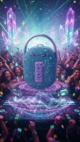 Powerway Lock Turkuaz Taşınabilir Bluetooth Hoparlör