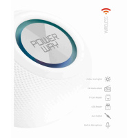 Powerway VOICE Ball Taşınabilir Radyolu Bluetooth Hoparlör Siyah