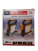 Solar Güneş Panelli Fener Ledli Lamba Şarjlı Usb Solar Hs-8030-A