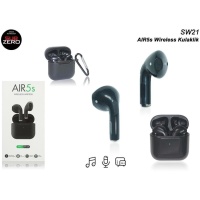 Subzero Kablosuz Bluetooth Kulaklık Sw21 Aır5s Siyah Kılıf Hediyeli