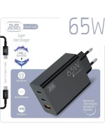 Subzero SG88 65W USB + Pd + Pd Girişli Süper Fast Type-C Şarj Aleti