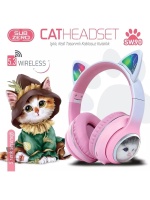 Subzero SW-90 Bluetooth Renkli Kedi Kulaklık