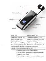 Subzero Titreşimli Makaralı Bluetooth Kulaklık Kablosuz Kulaklık Titreşimli LED Ekranlı 20 Saat