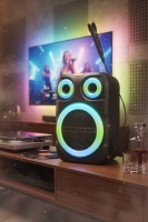 Subzero WR152 Kablosuz Mikrofonlu RGB LED Işıklı Taşınabilir Speaker