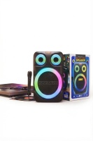 Subzero WR152 Kablosuz Mikrofonlu RGB LED Işıklı Taşınabilir Speaker