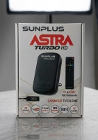Sunplus Astra Turbo HD Çanaksız Mini Uydu Alıcısı (Akıllı Kumandalı)