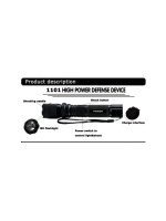 Tosstech 1101 Type Lıght Flashlıght plus Elektroşoklu 220v Şarjlı El Feneri