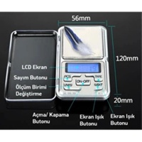 Tosstech MH-200 Hassas Cep Terazisi 200GR