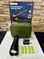 Tosstech OR-G501: Geceyi Gündüze Çeviren 3 KM Menzilli Dev Projektör Fener (Powerbank Özellikli Full Set)