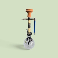 Tosstech Tobacco CeyA Premium Taşınabilir Nargile Takımı – Çantalı, Alüminyum Gövde & Cam Şişe (37 cm)