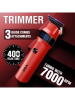 TossTech Vgr V-987 Profesyonel Seramik Bıçaklı Sakal ve Ense Çizim Makinesi - Turbo Modlu & 2000MAH Batarya