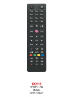Vestel KK-1116 Lcd Regal Mor Tuşlu Tv Kumandası