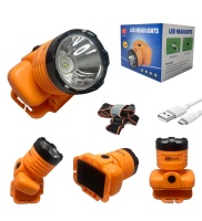 ZB-5118 Kafa Feneri Şarjlı 5 Watt