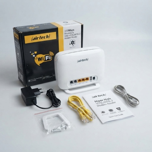 Airtech HG658 V2 VDSL2 / ADSL2 300Mbps Kablosuz Fiber Destekli Modem Router