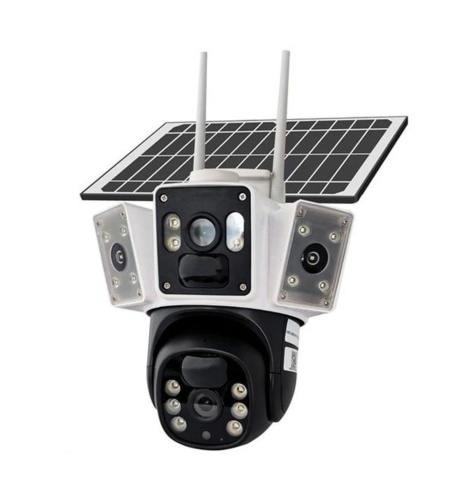 APRONX 6MP SOLAR 3.6MM APX-WSP346 4G Çift Kamera 16 Led Wifi PTZ