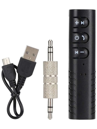 Auris ARS-WR05 Şarjlı Araç Aux Bluetooth Adaptör Müzik Çalar Aux Girişli Araç Kiti