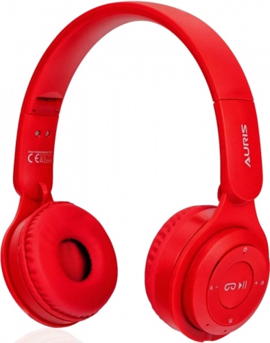 Auris Bluetooth Kulak Üstü Kulaklık Ars-bt13(Kırmızı-Beyaz)