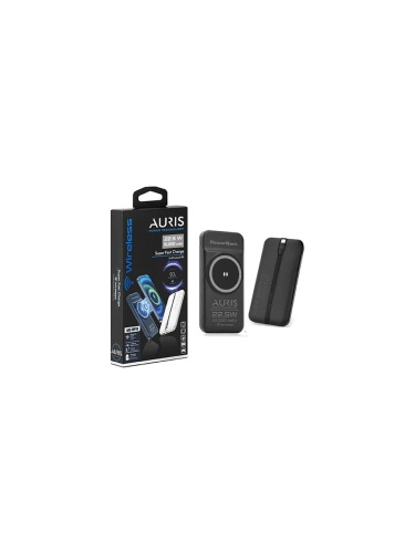 Auris WP19 10.000 Mah Wireles Super Fast Powerbank -Kablosuz Şarjözellikli
