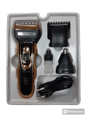 Dearling RF 573 3 Başlıklı Kablosuz Kuru Sakal-Burun Çok Amaçlı Tıraş Makinesi