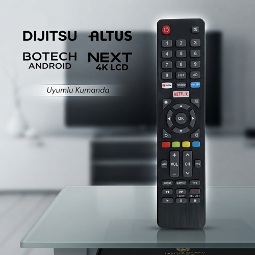 Dijitsu Altus Botech Next 4K LCD TV Uyumlu Kumanda