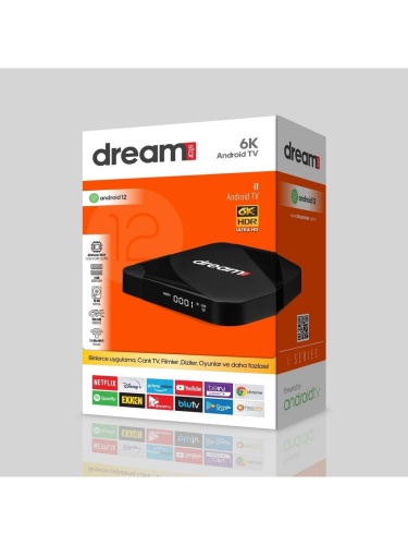 Dreamstar I1 Android 12 6k Allwinner H618 1,5 Ghz 2 GB Ddr3 16 GB Tv Box